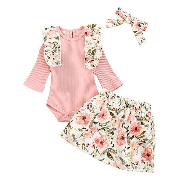 summer newborn infant baby girls clothing set romper +printed floral skirt+headband 3pcs clothes outfits1, White
summer newborn infant baby girls clothing set romper +printed floral skirt+headband 3pcs clothes outfits1, White