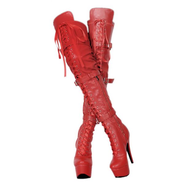 zdone ladies elegant high heel over knee boots fisheyes+buckles dance party club booties platform large size fashion booty shoes n0803, Black
zdone ladies elegant high heel over knee boots fisheyes+buckles dance party club booties platform large size fashion booty shoes n0803, Black
