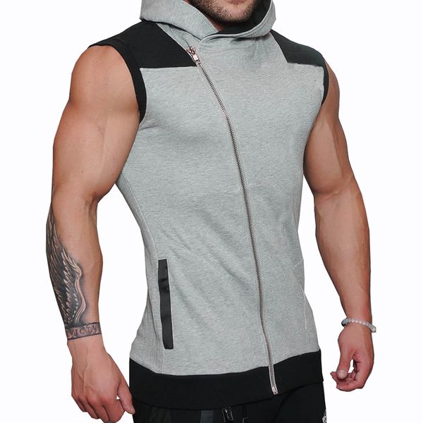 2018 mens cotton hoodie sweatshirts fitness clothes bodybuilding tank men sleeveless trend tees shirt casual golds vest, Black
2018 mens cotton hoodie sweatshirts fitness clothes bodybuilding tank men sleeveless trend tees shirt casual golds vest, Black