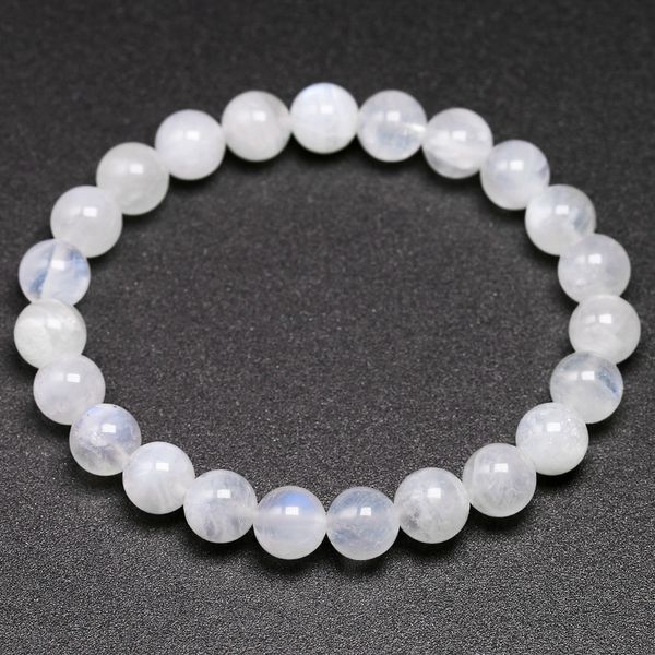 natural rainbow moonstone women bracelets bangles blue light bracelets for men round energy stone beads handmade jewellery gift, Black 
natural rainbow moonstone women bracelets bangles blue light bracelets for men round energy stone beads handmade jewellery gift, Black