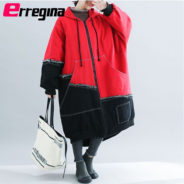 women's denim jacket autumn winter denim coat long sleeve hooded oversize female zipper outwear jacket overcoats loose plus size, Tan;black 
women's denim jacket autumn winter denim coat long sleeve hooded oversize female zipper outwear jacket overcoats loose plus size, Tan;black