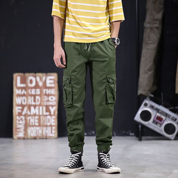 2019 new men's cool summer style leisure cozy harmonize pants multi-pocket spring overalls pantalons pour hommes, Black
2019 new men's cool summer style leisure cozy harmonize pants multi-pocket spring overalls pantalons pour hommes, Black