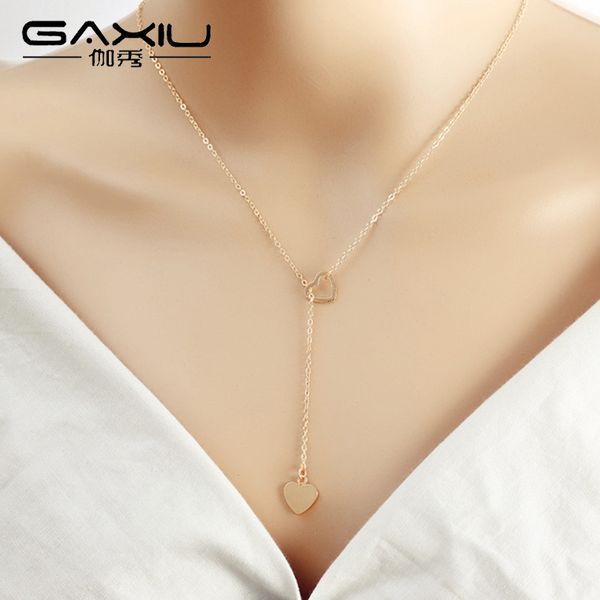 heart pendant necklace for women girls gold color adjustable necklace pendant female fashion party wedding jewelry new 2019, Silver
heart pendant necklace for women girls gold color adjustable necklace pendant female fashion party wedding jewelry new 2019, Silver