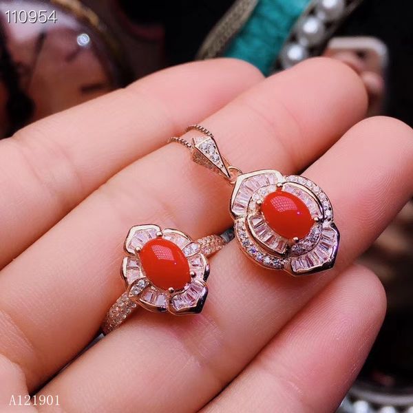 kjjeaxcmy boutique jewelry 925 sterling silver inlaid natural red coral lady's ring necklace pendant with two sets of support d, Black
kjjeaxcmy boutique jewelry 925 sterling silver inlaid natural red coral lady's ring necklace pendant with two sets of support d, Black