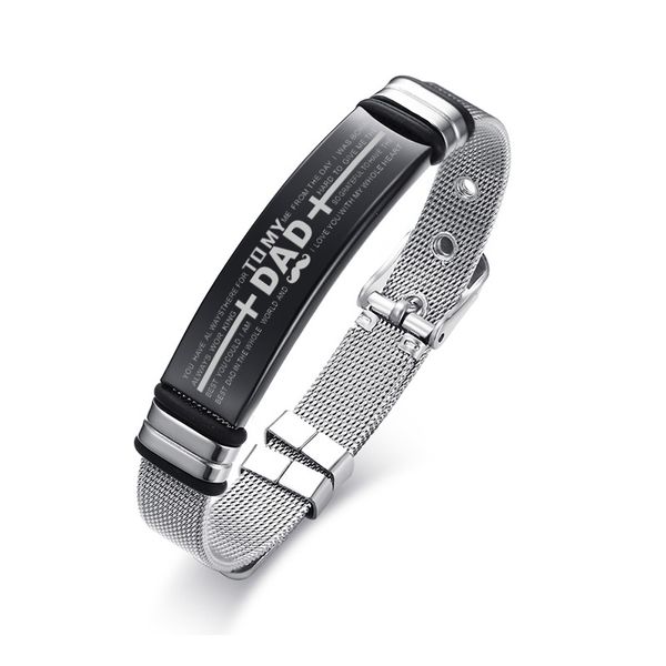 stainless steel mesh bracelet adjust stainless steel men's brazalete husband boyfriend gifts, Black
stainless steel mesh bracelet adjust stainless steel men's brazalete husband boyfriend gifts, Black