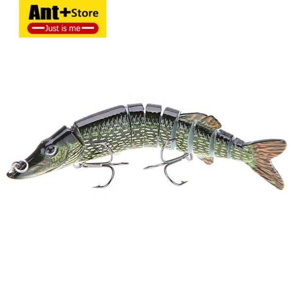 fishing lure multi articulated 9-segement pike muskie hard fish bait with two triple hook swimbait crankbait jdvsp
fishing lure multi articulated 9-segement pike muskie hard fish bait with two triple hook swimbait crankbait jdvsp