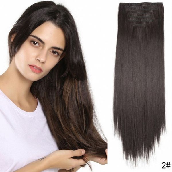 sara straight hair pieces for lady women clip in on straight hair extension 17 clips,7pcs/set hairpieces extensions 60cm 24inch, Black;brown
sara straight hair pieces for lady women clip in on straight hair extension 17 clips,7pcs/set hairpieces extensions 60cm 24inch, Black;brown