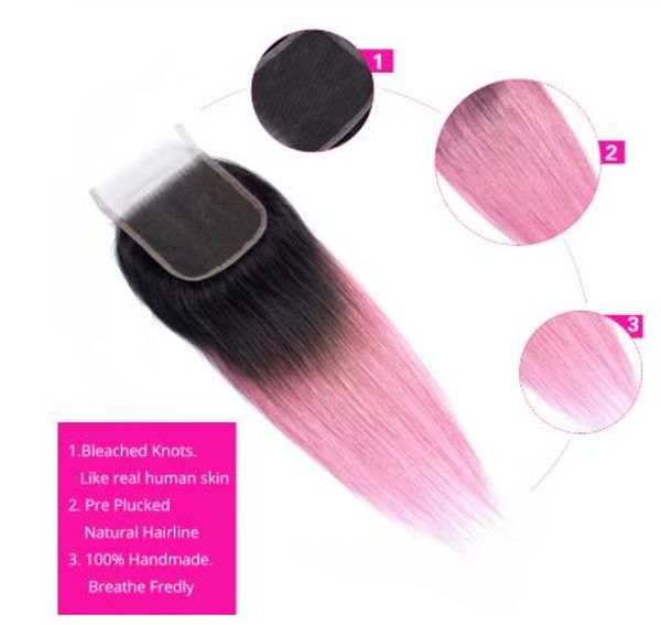 pre-colored non remy human hair weave bundles with closure part 1b/pink hair brazilian 3 straight hair bundles with closure, Black;brown
pre-colored non remy human hair weave bundles with closure part 1b/pink hair brazilian 3 straight hair bundles with closure, Black;brown