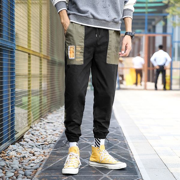 ribbon buckle multi-pockets harem joggers pants streetwear 2020 men hip hop casual cargo sweatpants trousers pants male, Black
ribbon buckle multi-pockets harem joggers pants streetwear 2020 men hip hop casual cargo sweatpants trousers pants male, Black