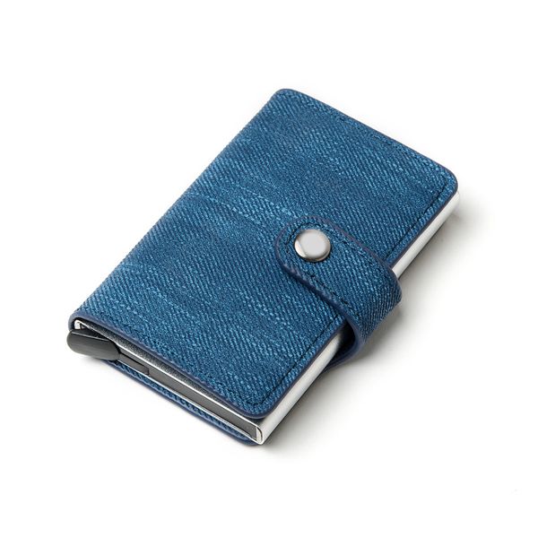2020 rfid anti-theft id card holder clutch single box men women travel wallet denim business -up metal id case purses, Red;black
2020 rfid anti-theft id card holder clutch single box men women travel wallet denim business -up metal id case purses, Red;black