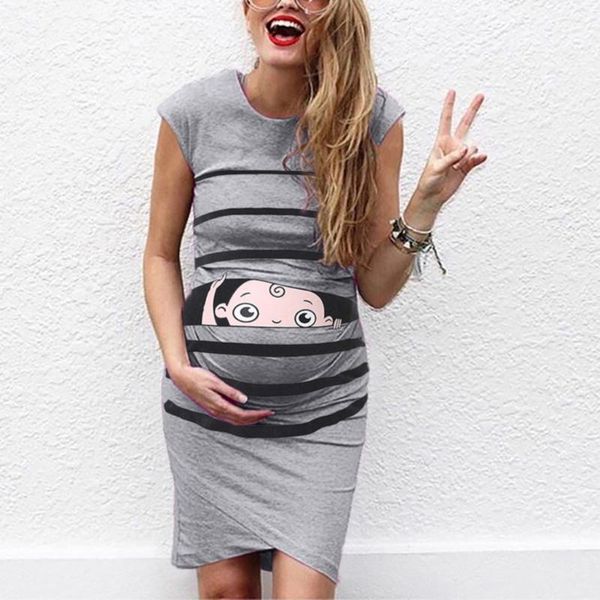fashion maternity dresses women's maternity sleeveless cartoon cute print dress pregnanty casual dresses grossesse robe @35, White
fashion maternity dresses women's maternity sleeveless cartoon cute print dress pregnanty casual dresses grossesse robe @35, White