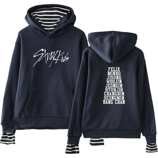 new promotion in spring bianwei wholesale korean bulletproof youth group straykids zhou factory clothing fake two-piece hooded sweater
new promotion in spring bianwei wholesale korean bulletproof youth group straykids zhou factory clothing fake two-piece hooded sweater