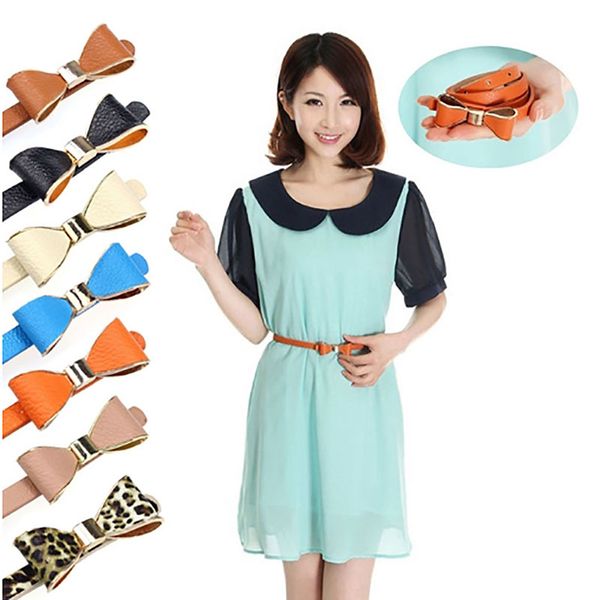 pu leather women 2020 skinny butterfly bow waist belt dress thin waistband dropshipping, Black;brown
pu leather women 2020 skinny butterfly bow waist belt dress thin waistband dropshipping, Black;brown