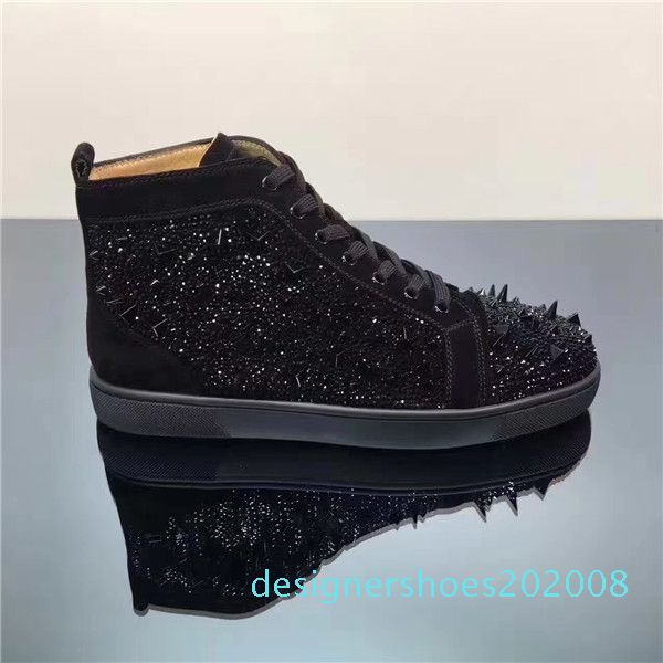 black strass pik pik spikes red bottom designer mens strass sneaker fashion walking dress wedding casual lace-up leisure shoes d08
black strass pik pik spikes red bottom designer mens strass sneaker fashion walking dress wedding casual lace-up leisure shoes d08