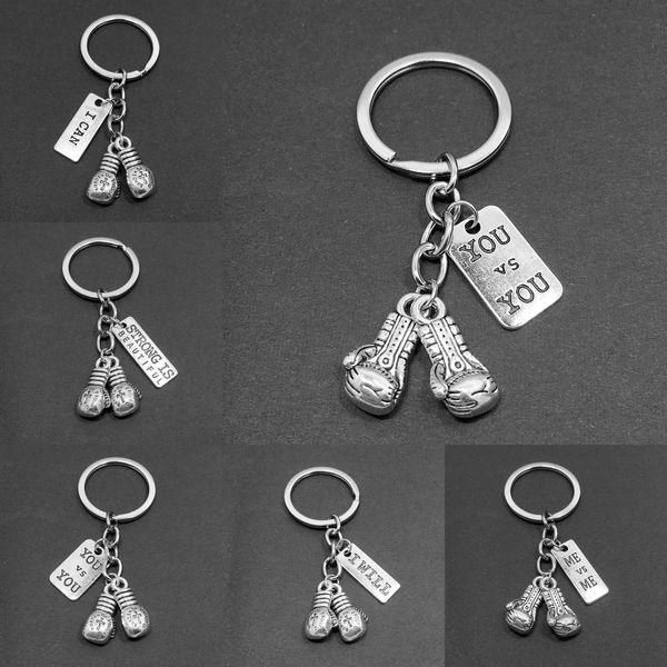 ancient silver boxing gloves letter tag charm keychain gym keychain inspirational fitness sports series creative designer keyring gifts, Slivery;golden
ancient silver boxing gloves letter tag charm keychain gym keychain inspirational fitness sports series creative designer keyring gifts, Slivery;golden