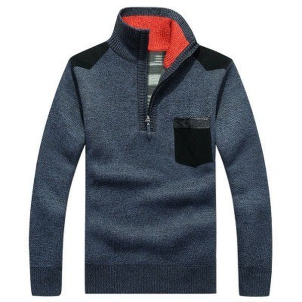 zogaa 2019 autumn winter men thick sweater pullovers zipper stand collar slim fit sweaters male knitted pullover knitwear, White;black
zogaa 2019 autumn winter men thick sweater pullovers zipper stand collar slim fit sweaters male knitted pullover knitwear, White;black