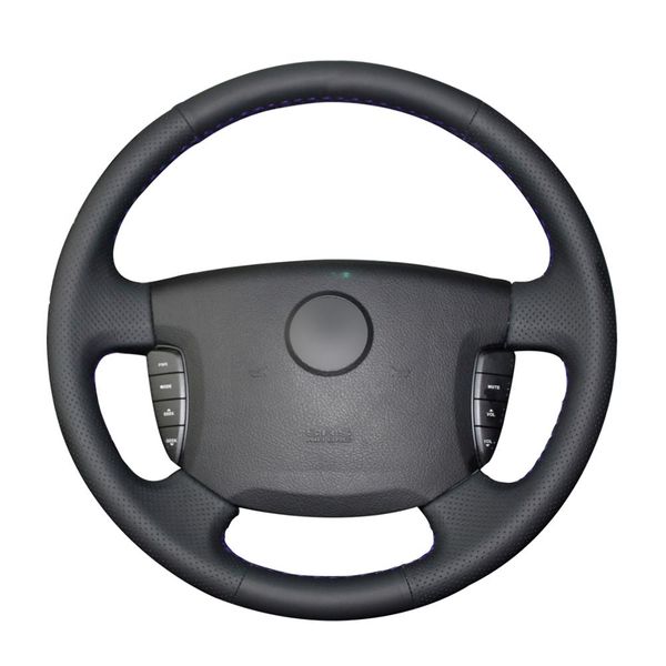 hand-stitched black pu artificial leather car steering wheel cover for ssangyong actyon kyron
hand-stitched black pu artificial leather car steering wheel cover for ssangyong actyon kyron