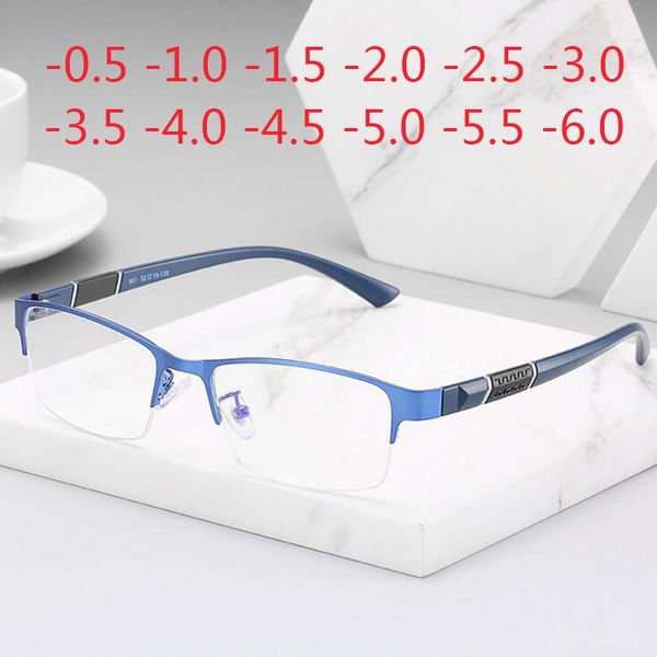 prescription eyeglasses rectangle half frame design optical glasses myopia resin lenses spectacles -0.5 -1 -1.5 -2 -2.5 -3 -5 -6, Silver
prescription eyeglasses rectangle half frame design optical glasses myopia resin lenses spectacles -0.5 -1 -1.5 -2 -2.5 -3 -5 -6, Silver