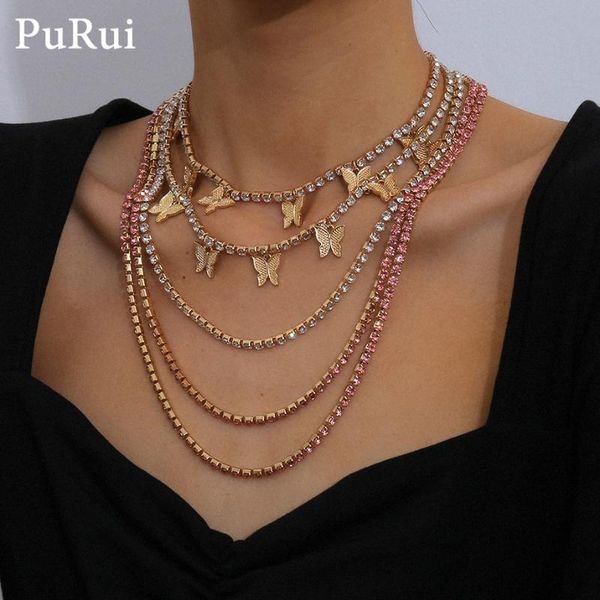 pendant necklaces purui kpop goth butterfly necklace for women layered 5pcs/set choker crystal chain jewelry collar, Silver
pendant necklaces purui kpop goth butterfly necklace for women layered 5pcs/set choker crystal chain jewelry collar, Silver