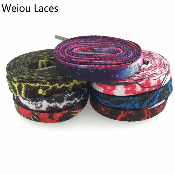 weiou carbon weave heat transfer flat personalized replacement shoelaces galaxy plum blossom polyester shoe laces strings wholesales, White;pink
weiou carbon weave heat transfer flat personalized replacement shoelaces galaxy plum blossom polyester shoe laces strings wholesales, White;pink