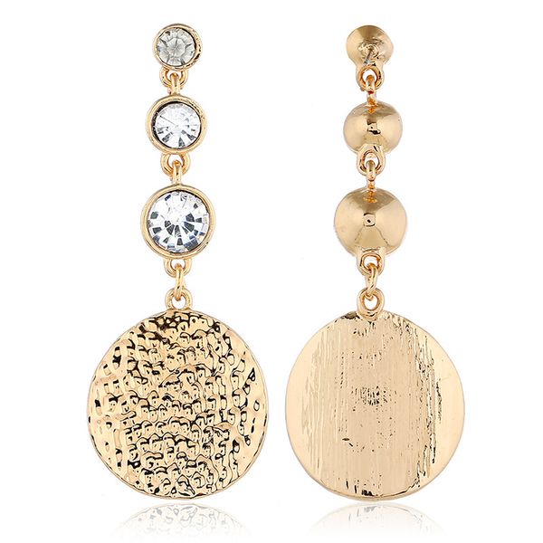 wholesale-simple and fashionable european and american earrings with fashionable earrings and new jewelry metal disc earrings, Golden
wholesale-simple and fashionable european and american earrings with fashionable earrings and new jewelry metal disc earrings, Golden