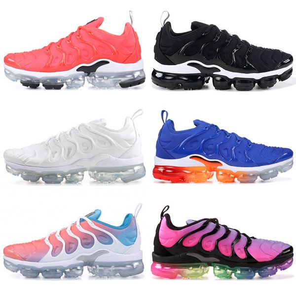 2019 designer cushion run shoe tns plus women mens trainers sneakers black pink rise volt geometric triple white laser fuchsia psychic 36-45
2019 designer cushion run shoe tns plus women mens trainers sneakers black pink rise volt geometric triple white laser fuchsia psychic 36-45