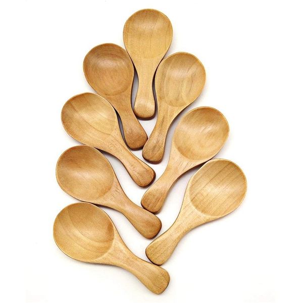 8pcs small wooden salt spoon solid wood condiments spoon handmade honey teaspoon seasoning sugar coffee tea jam mustard ice crea
8pcs small wooden salt spoon solid wood condiments spoon handmade honey teaspoon seasoning sugar coffee tea jam mustard ice crea