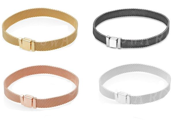 other bracelets 925 silver rose gold mesh necklace reflective bracelet diy clip charm original jewelry for women exquisite gift, Golden;silver
other bracelets 925 silver rose gold mesh necklace reflective bracelet diy clip charm original jewelry for women exquisite gift, Golden;silver
