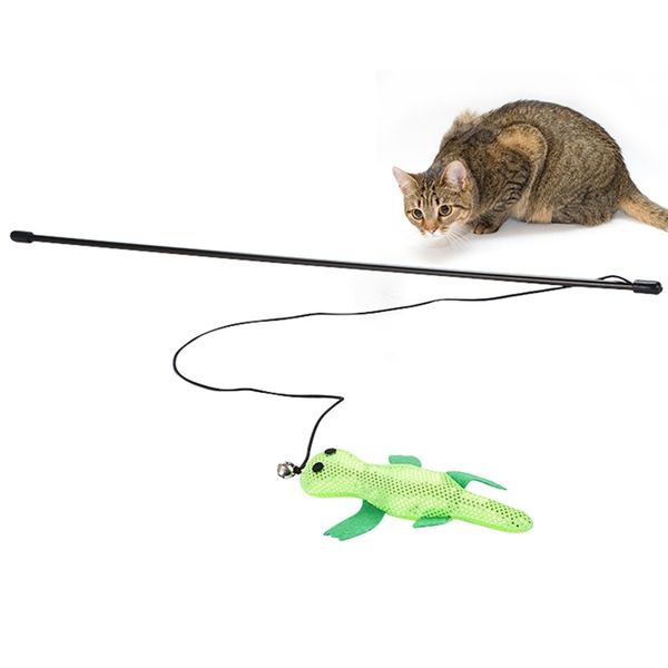 tease cat wand toy with bell gecko interactive cat toy for solving boredom interactive play cat pet supplies
tease cat wand toy with bell gecko interactive cat toy for solving boredom interactive play cat pet supplies