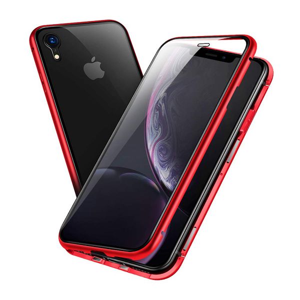 Magnetic ad orption ca e metal frame front and back tempered gla full body protective ca e for iphone x xr 8 7 6 plu
Magnetic ad orption ca e metal frame front and back tempered gla full body protective ca e for iphone x xr 8 7 6 plu