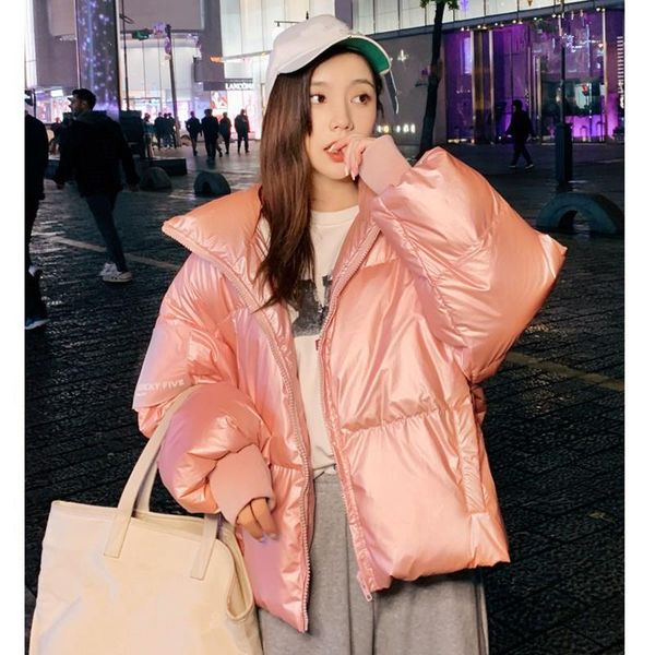 fashion turn-down collar short parkas coat women vintage zipper loose outwear warm solid winter jacket, Black
fashion turn-down collar short parkas coat women vintage zipper loose outwear warm solid winter jacket, Black