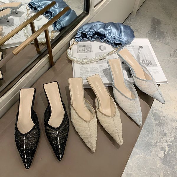 pointed toe shoes woman 2020 glitter slides womens slippers outdoor med lace heeled mules fashion jelly heels cover, Black
pointed toe shoes woman 2020 glitter slides womens slippers outdoor med lace heeled mules fashion jelly heels cover, Black