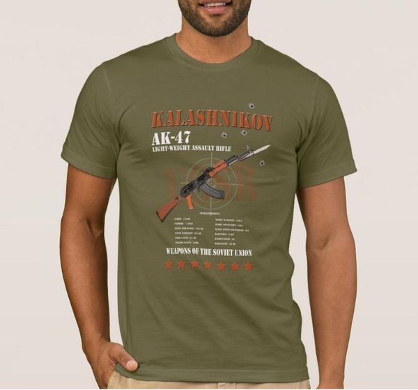 rare soviet union russian army kalashnikov gun t-shirt cotton o-neck short sleeve men's t shirt new size s-3xl, White;black
rare soviet union russian army kalashnikov gun t-shirt cotton o-neck short sleeve men's t shirt new size s-3xl, White;black