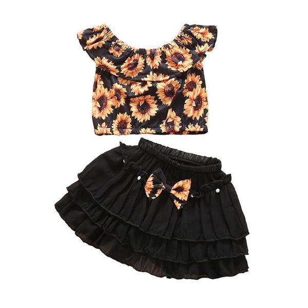 toddler baby kids girl clothes children sunflower short sleeve ruffle tutu skirt 2pcs casual outfits set new, White
toddler baby kids girl clothes children sunflower short sleeve ruffle tutu skirt 2pcs casual outfits set new, White