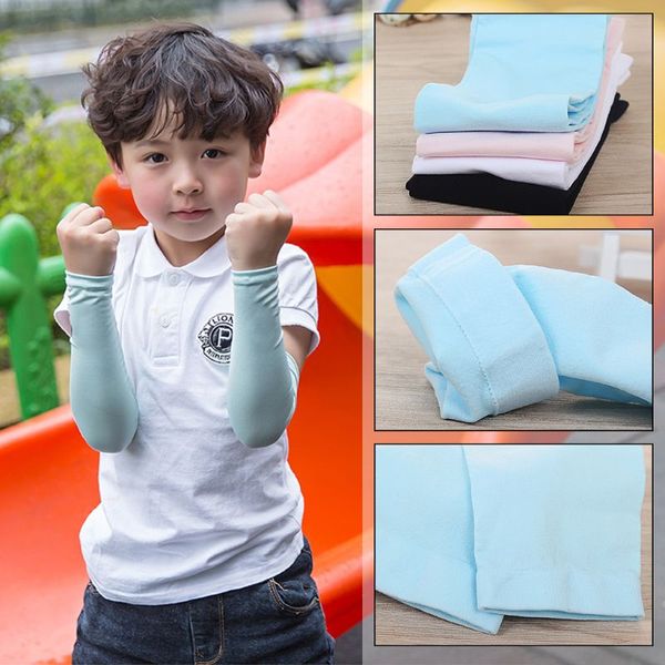 children kids summer uv protection ice silk cooling arm sleeves solid color outdoor sunblock protective long fingerless gloves lp0152
children kids summer uv protection ice silk cooling arm sleeves solid color outdoor sunblock protective long fingerless gloves lp0152