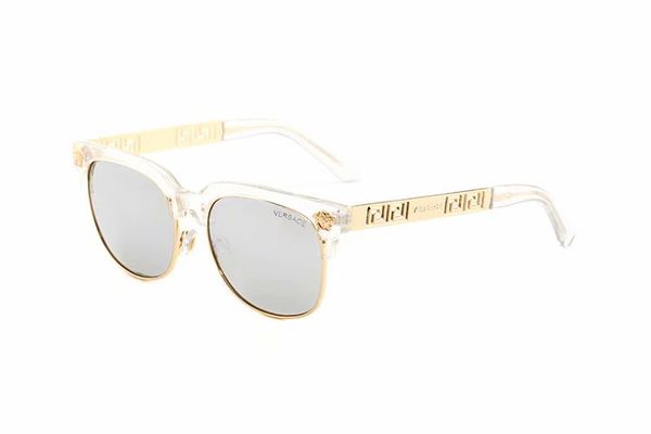 g2 versace new fashion retro designer male lady brand sunglasses golden frame brown 50mm glass lens uv400, White;black
g2 versace new fashion retro designer male lady brand sunglasses golden frame brown 50mm glass lens uv400, White;black