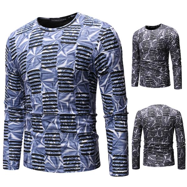 2019 весна и лето новый стиль мода 3d печатных большой размер slim fit круглый вырез мужская футболка с длинными рукавами tx75, White;black
2019 весна и лето новый стиль мода 3d печатных большой размер slim fit круглый вырез мужская футболка с длинными рукавами tx75, White;black