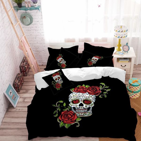 rose skull bedding set flowers sugar skull duvet cover bed linens flat sheet king bed set soft bedclothes pillow case d30
rose skull bedding set flowers sugar skull duvet cover bed linens flat sheet king bed set soft bedclothes pillow case d30