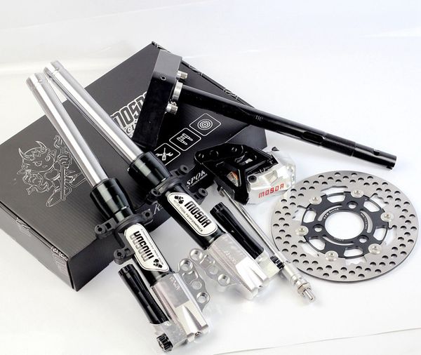 front absorption 30 core 400mm + brake pump + brake disc steering column for scooter modify
front absorption 30 core 400mm + brake pump + brake disc steering column for scooter modify