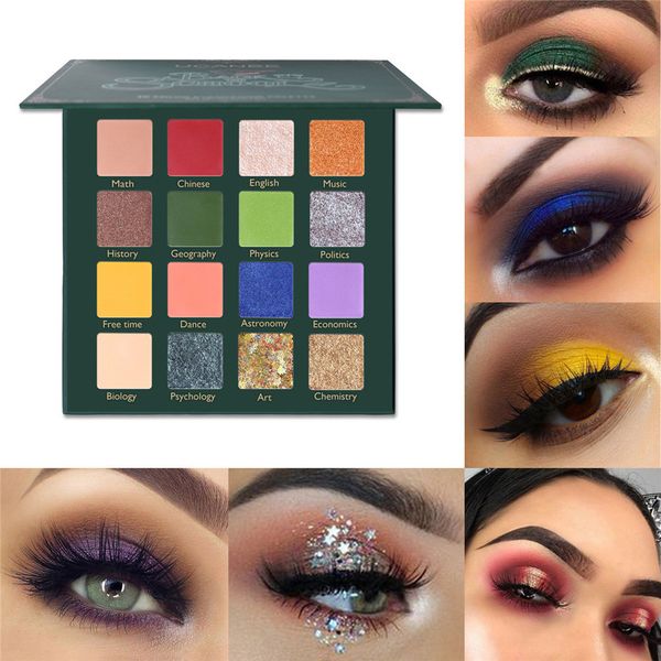 16 colors glitter eyeshadow makeup pallete matte eye shadow palette diamond eyeshadow pigment cosmetics
16 colors glitter eyeshadow makeup pallete matte eye shadow palette diamond eyeshadow pigment cosmetics