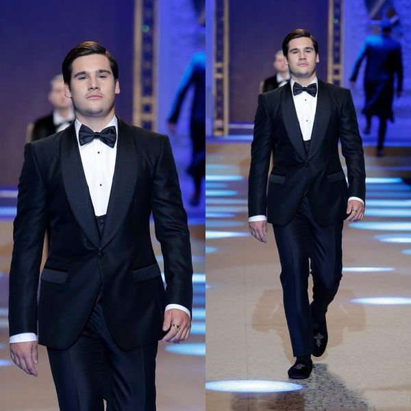one button navy blue groom tuxedos shawl lapel men suits wedding/prom/dinner man blazer (jacket+pants+vest+tie) w395, Black;gray
one button navy blue groom tuxedos shawl lapel men suits wedding/prom/dinner man blazer (jacket+pants+vest+tie) w395, Black;gray