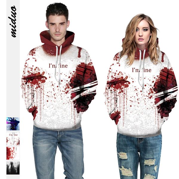 cross-border halloween blood drop digital printing hooded sweater european and american large size lovers jacket hooded, Black
cross-border halloween blood drop digital printing hooded sweater european and american large size lovers jacket hooded, Black