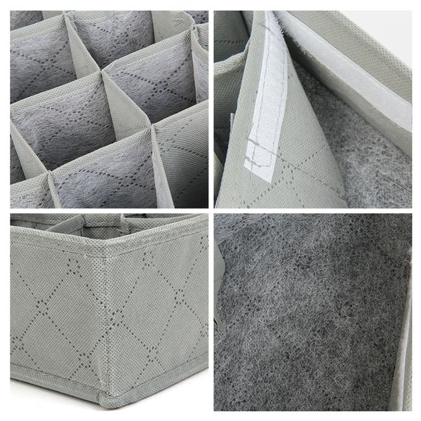 bamboo charcoal non-woven fabric foldable storage box underwear organizer bra necktie panties socks case drawer
bamboo charcoal non-woven fabric foldable storage box underwear organizer bra necktie panties socks case drawer