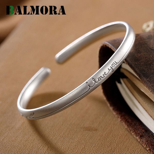 balmora 100% real pure 999 sterling silver bangles jewelry bangles for women gifts i love you letters bijoux, Black
balmora 100% real pure 999 sterling silver bangles jewelry bangles for women gifts i love you letters bijoux, Black