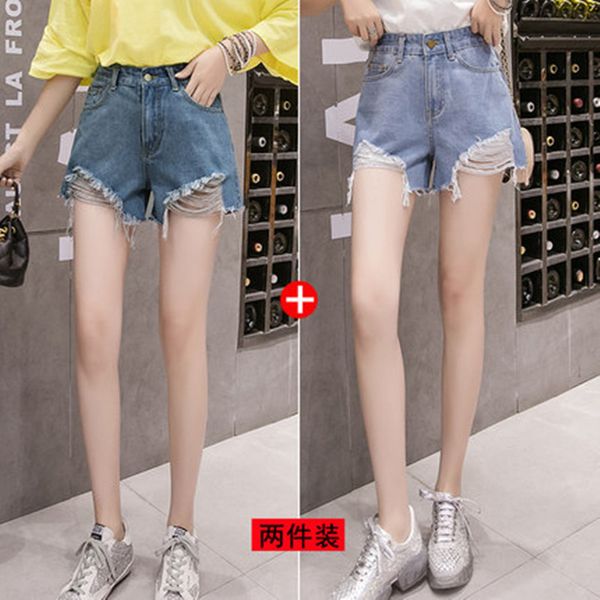 summer shorts women holes washed shorts women plus size jean summer wide leg/high waist/denim/cotton short 2 piece, White;black
summer shorts women holes washed shorts women plus size jean summer wide leg/high waist/denim/cotton short 2 piece, White;black