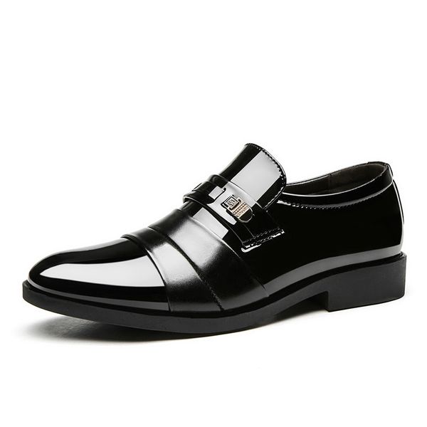 new mens office dress shoes classic men patent leather shoes male oxfords formal business party wedding zapatos de hombre, Black
new mens office dress shoes classic men patent leather shoes male oxfords formal business party wedding zapatos de hombre, Black