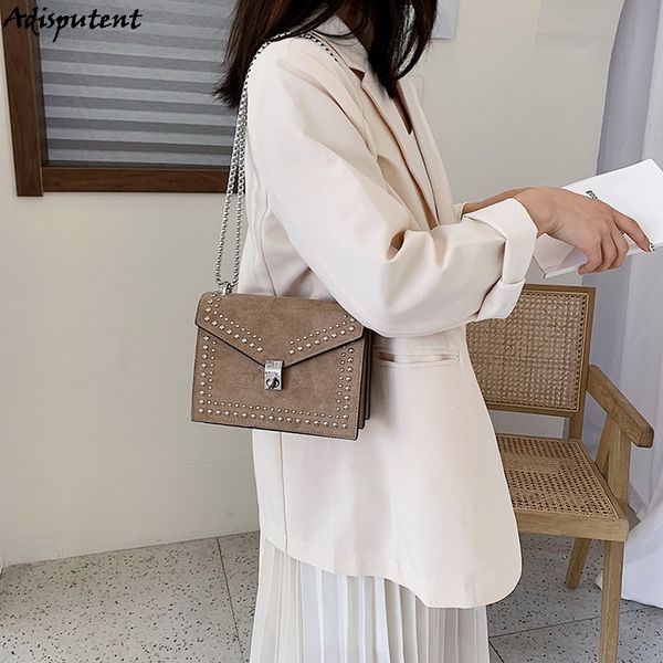 adisputent fashion women mini bag crossbody bag leather small shoulder messenger bags chain rivet lock crossbody travel 2020
adisputent fashion women mini bag crossbody bag leather small shoulder messenger bags chain rivet lock crossbody travel 2020