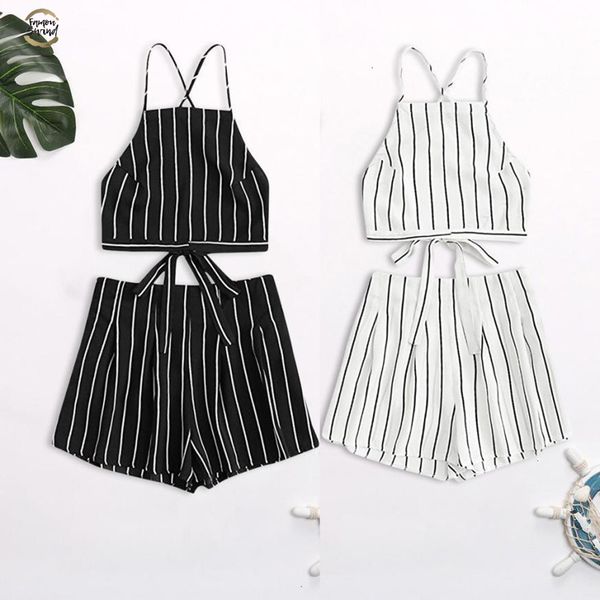 sets women striped blue 2 pieces set crop and shorts bandage strap crop cami with shorts set, Gray
sets women striped blue 2 pieces set crop and shorts bandage strap crop cami with shorts set, Gray