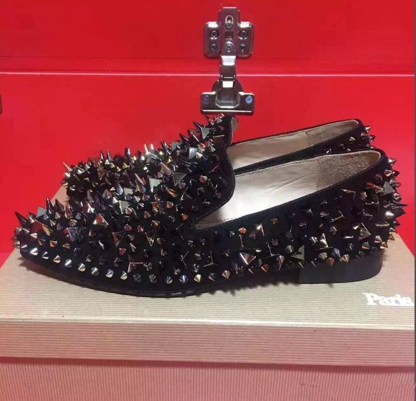 2019 new arrive wedding party men dress pik pik spiked red bottom loafers men's shiny business casual oxford walking flats shoes 39-46, Black
2019 new arrive wedding party men dress pik pik spiked red bottom loafers men's shiny business casual oxford walking flats shoes 39-46, Black