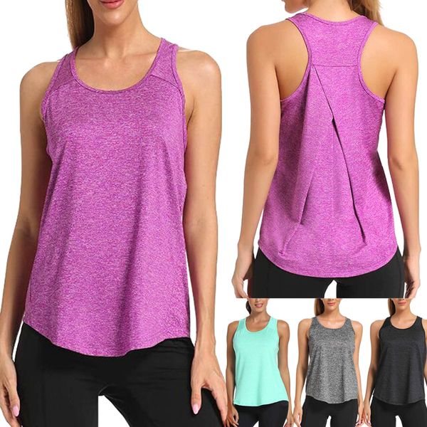 women fashion round neck sleeveless solid quick dry tank vests casual sports yoga fitness vest in stock, White;red
women fashion round neck sleeveless solid quick dry tank vests casual sports yoga fitness vest in stock, White;red